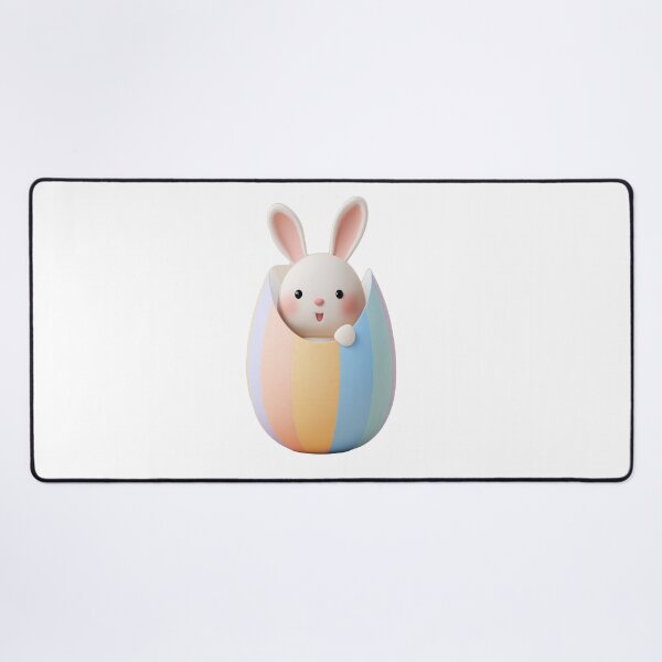 Item preview, Cute Bunny Popping Out of Easter Egg | Kawaii Rabbit Sticker | Happy Easter Design designed and sold by Dreampalette1.