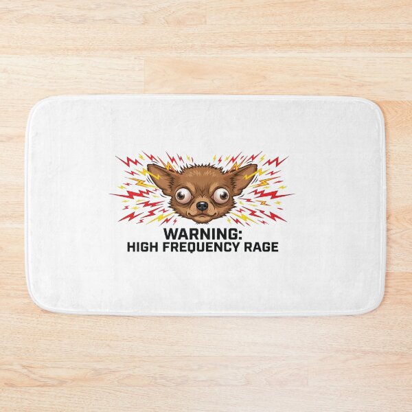 Item preview, Warning High Frequency Rage Shaking Chihuahua designed and sold by Petzzz.