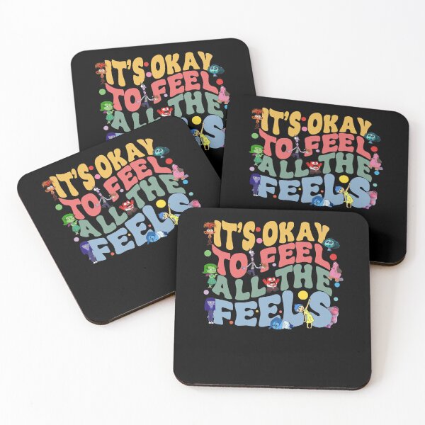 Item preview, Inside Out It's Okay To Feel All The Feels BCBA Mental Health Awareness designed and sold by RDGNR.