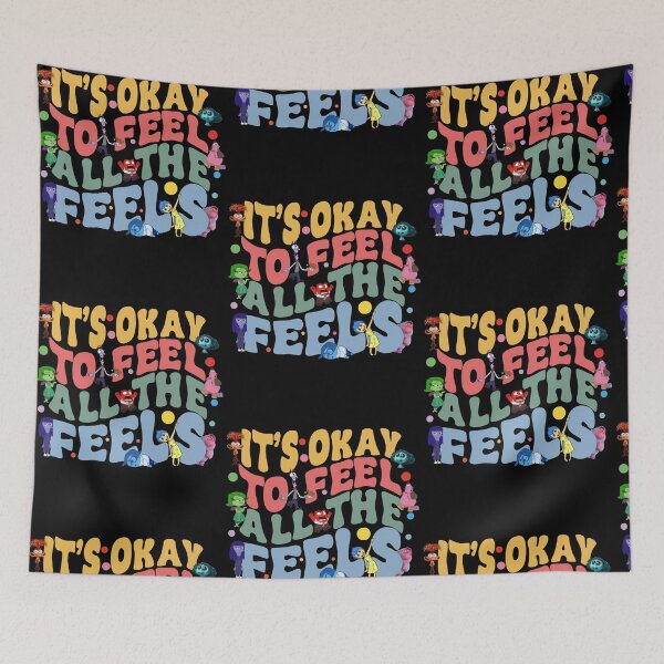 Item preview, Inside Out It's Okay To Feel All The Feels BCBA Mental Health Awareness designed and sold by RDGNR.