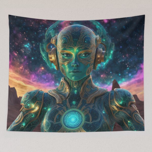 Item preview, Celestial Sentinel of the Infinite Mind designed and sold by Uniquely Yours.