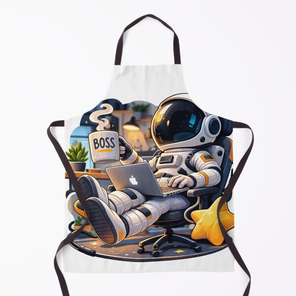 Item preview, Space Boss Astronaut Working From Home Funny Remote Work Design designed and sold by ZYNORAworld.