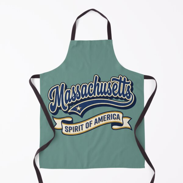 Item preview, Massachusetts Retro Baseball Script - Spirit Of America designed and sold by Cozy-Old-Pub.