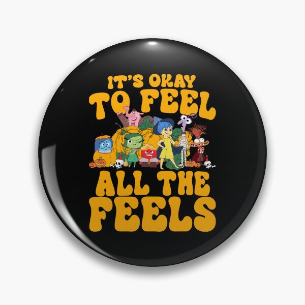 Item preview, It’s Okay To Feel All the Feels Mental Health Matter Cartoon Characters designed and sold by RDGNR.