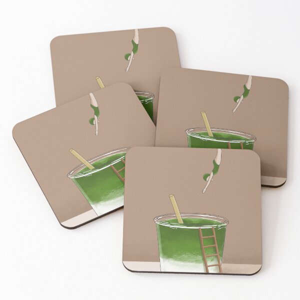 Item preview, Diver Matcha Girlie Clipart Sticker Print designed and sold by NixDigitalStudio.