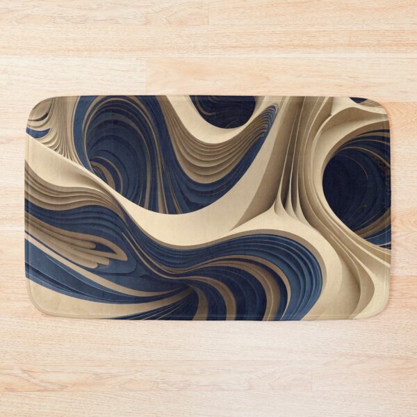Item preview, Navy Cream Flow Layers designed and sold by Harmonic_Layers.