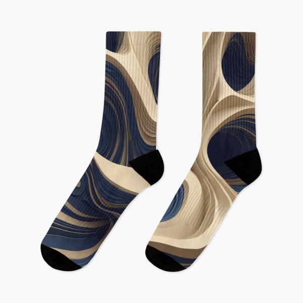 Item preview, Navy Cream Flow Layers designed and sold by Harmonic_Layers.