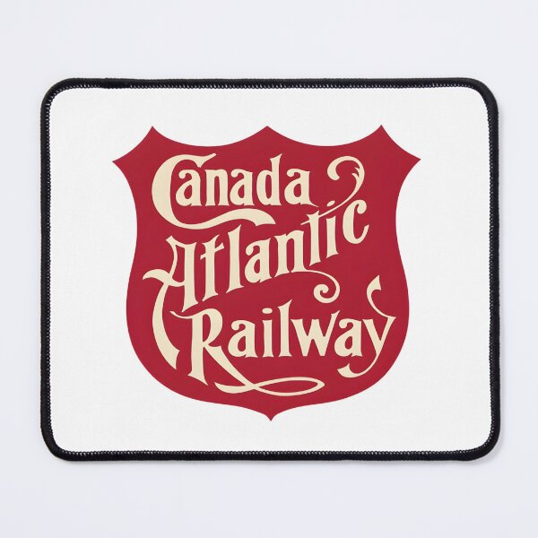 Item preview, Vintage Canada Atlantic Railway Shield Logo designed and sold by CharlieDesings.