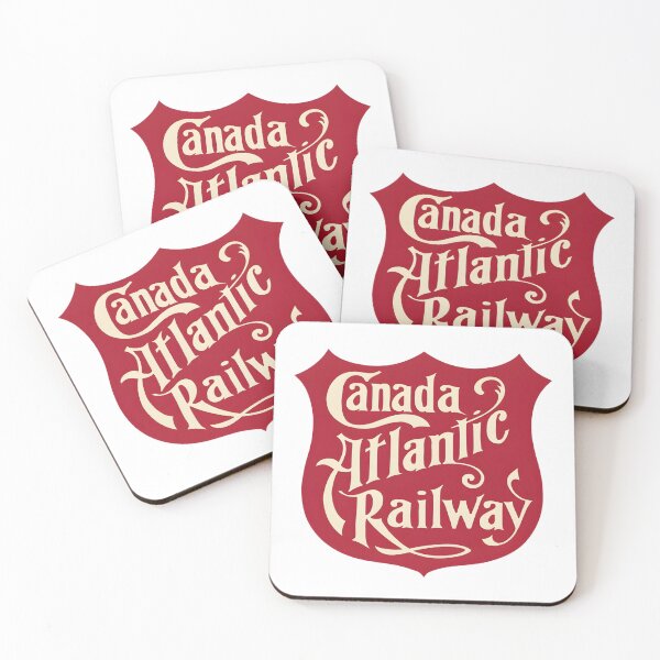 Item preview, Vintage Canada Atlantic Railway Shield Logo designed and sold by CharlieDesings.