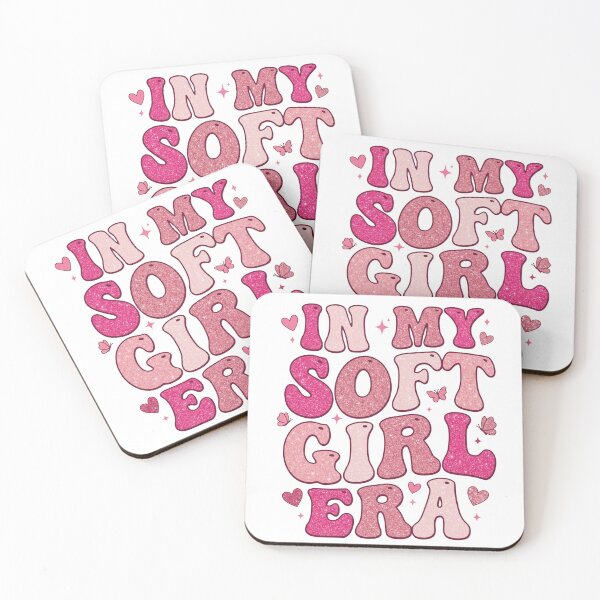 Item preview, In My Soft Girl Era – Coquette Glitter Aesthetic Typography designed and sold by aiqdelicia.