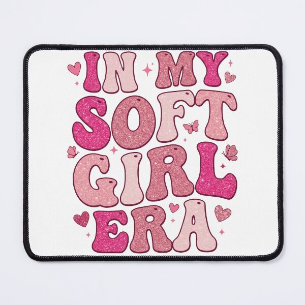 Item preview, In My Soft Girl Era – Coquette Glitter Aesthetic Typography designed and sold by aiqdelicia.