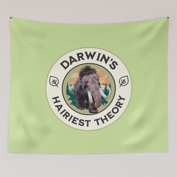 Item preview, Darwin’s Hairiest Theory Woolly Mammoth  designed and sold by Vac1.