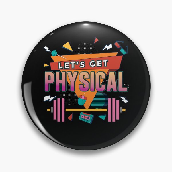 Item preview, Lets Get Physical Retro 80s Fitness Gym Workout Fitness designed and sold by Lenny Stahl.