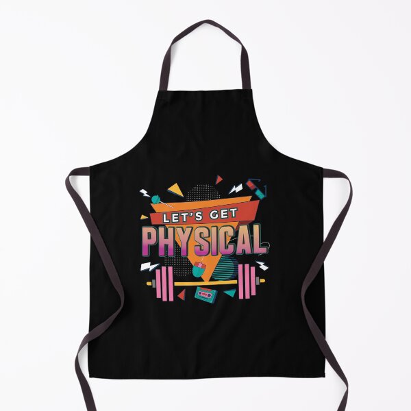 Item preview, Lets Get Physical Retro 80s Fitness Gym Workout Fitness designed and sold by Lenny Stahl.