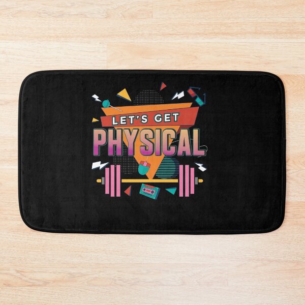 Item preview, Lets Get Physical Retro 80s Fitness Gym Workout Fitness designed and sold by Lenny Stahl.