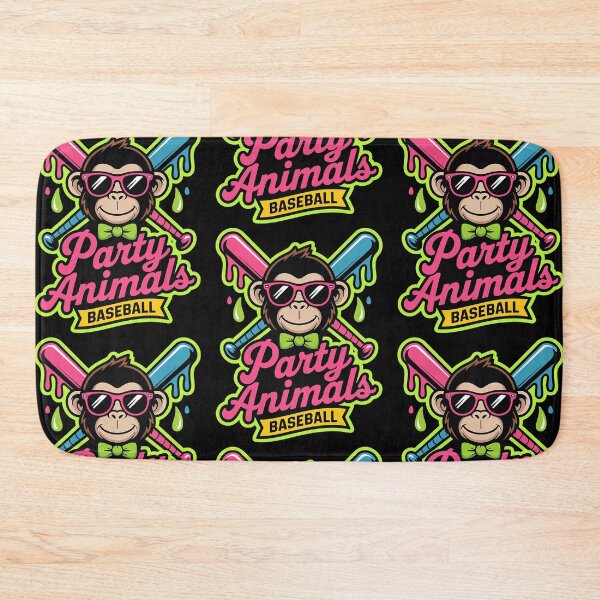 Item preview, Monkey Baseball Melt Party Animals Baseball Funny Monkey designed and sold by RDGNR.