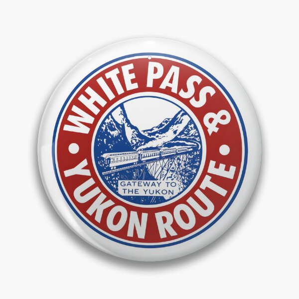 Item preview, Vintage White Pass and Yukon Route Railway Emblem: Gateway to the Yukon designed and sold by CharlieDesings.