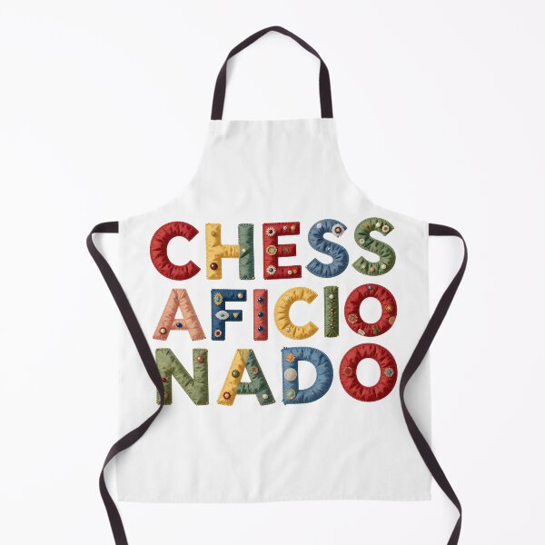 Item preview, CHESS AFICIANADO - IN COLORFUL FAUX LETTERING designed and sold by AlexOBrienArt.