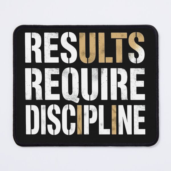Item preview, Results Require Discipline Shirt | Fitness Motivation Apparel designed and sold by guchieworldcollection.