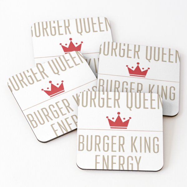 Item preview, Burger Queen Energy – Funny Fast Food Parody Burger Humor Design designed and sold by rushaib.