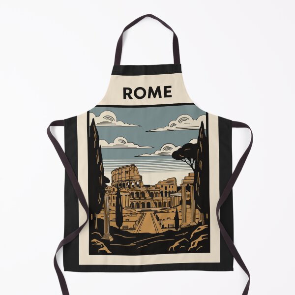 Item preview, Vintage Rome Travel Poster Italy Colosseum Retro Art designed and sold by Cipher & Soul.
