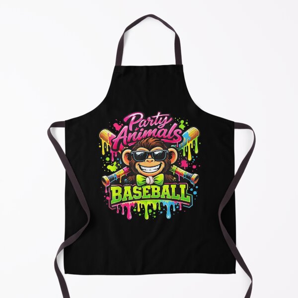Item preview, Party Animals Baseball Monkey Wearing Banana Hat & Sunglasses Paint Dripping designed and sold by RDGNR.