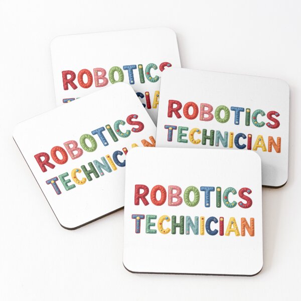 Item preview, ROBOTICS TECHNICIAN - IN COLORFUL FAUX LETTERING designed and sold by AlexOBrienArt.