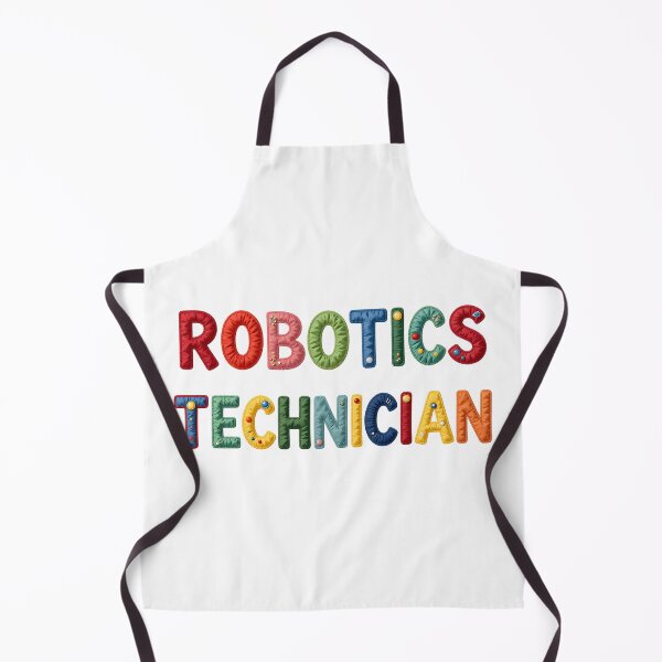 Item preview, ROBOTICS TECHNICIAN - IN COLORFUL FAUX LETTERING designed and sold by AlexOBrienArt.