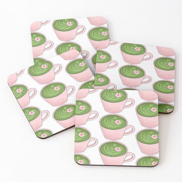 Item preview, Matcha Girlie Clipart Sticker Sakura PNG designed and sold by NixDigitalStudio.
