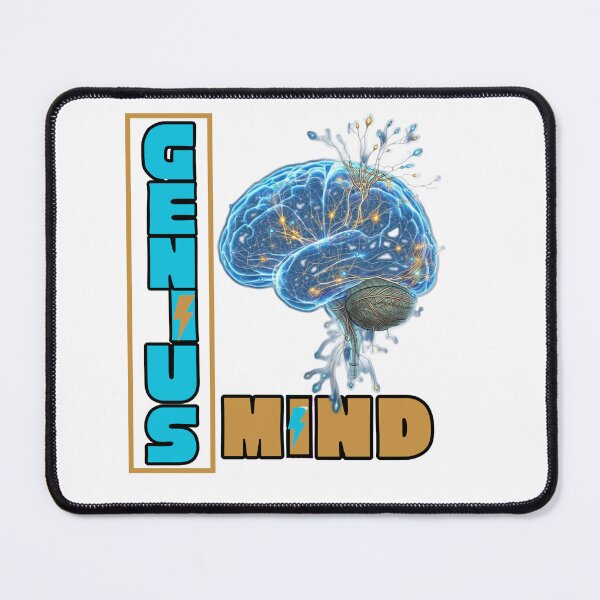 Item preview, Glowing Neural Spark: Genius Mind Graphic Art designed and sold by ZafTeez.