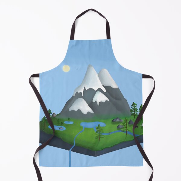 Item preview, Isometric mountains (morning) designed and sold by Bluemountains1.