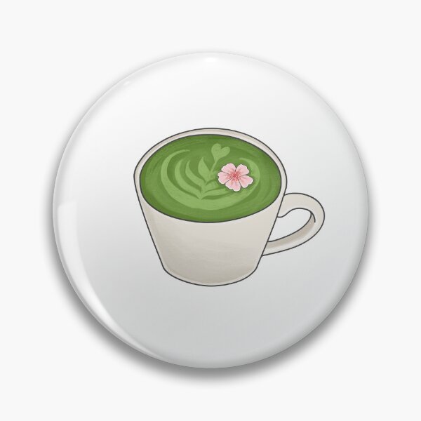 Item preview, Matcha Girlie Clipart Sakura Flower Sticker PNG designed and sold by NixDigitalStudio.