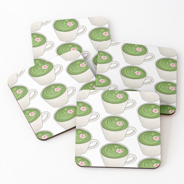 Item preview, Matcha Girlie Clipart Sakura Flower Sticker PNG designed and sold by NixDigitalStudio.