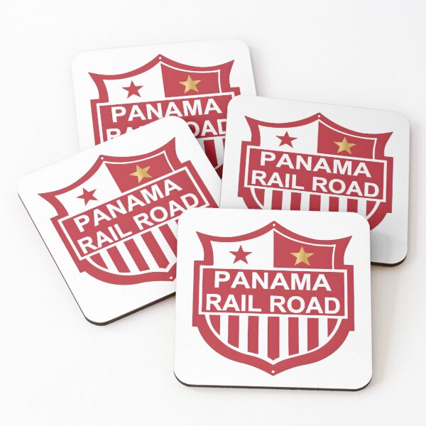 Item preview, Vintage Panama Rail Road Shield Logo with Stars and Stripes Design designed and sold by CharlieDesings.