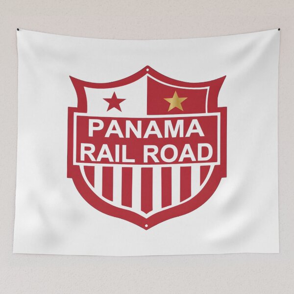 Item preview, Vintage Panama Rail Road Shield Logo with Stars and Stripes Design designed and sold by CharlieDesings.