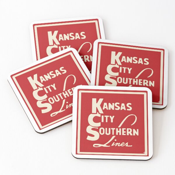 Item preview, Vintage Kansas City Southern Lines Red Square Railroad Logo designed and sold by CharlieDesings.