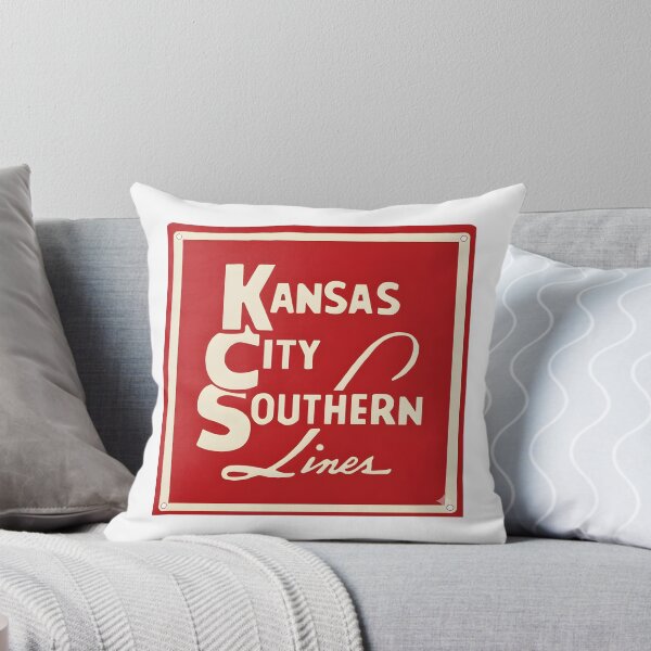 Item preview, Vintage Kansas City Southern Lines Red Square Railroad Logo designed and sold by CharlieDesings.