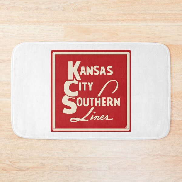 Item preview, Vintage Kansas City Southern Lines Red Square Railroad Logo designed and sold by CharlieDesings.
