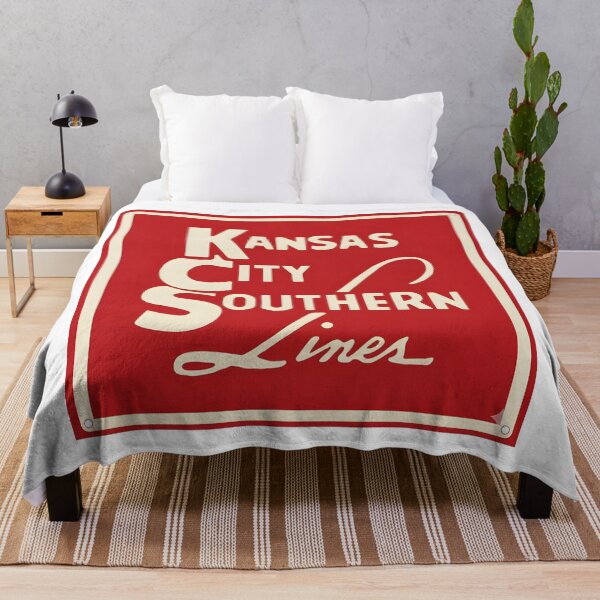 Item preview, Vintage Kansas City Southern Lines Red Square Railroad Logo designed and sold by CharlieDesings.