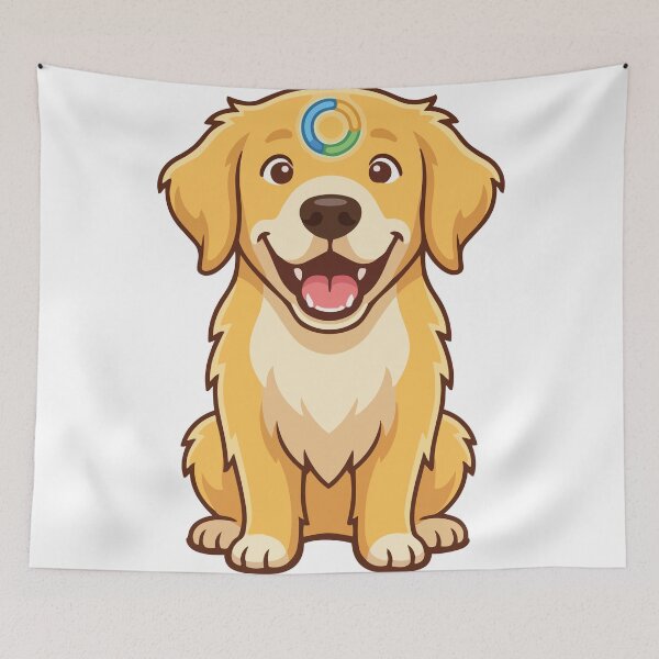 Item preview, Brain Cell Loading Please Wait Golden Retriever designed and sold by Petzzz.