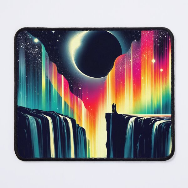 Item preview, Aurora Borealis and Eclipse, Ai Generated Art designed and sold by ACC .