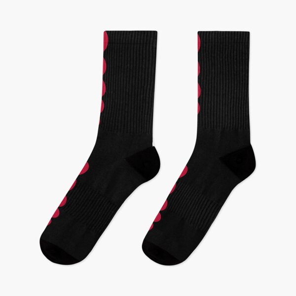 Item preview, 60's Retro Mod Minimal Dots in Red and Black designed and sold by MellowCat.