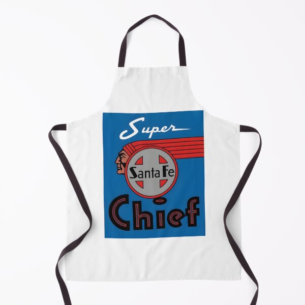Item preview, Vintage Santa Fe Super Chief Railroad Poster with Native American Emblem designed and sold by CharlieDesings.