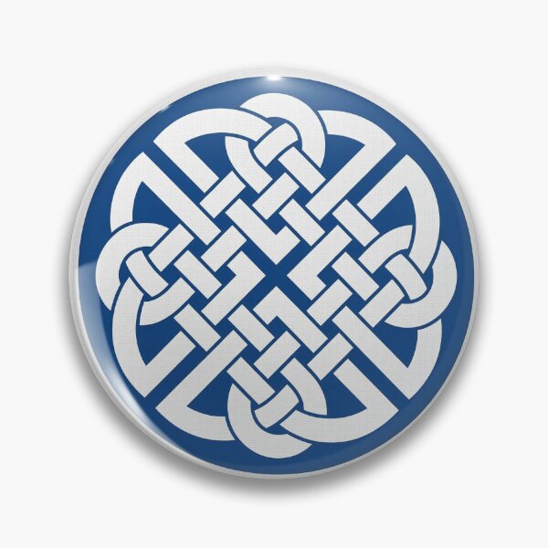 Item preview, A square cable knit pattern in blue and white designed and sold by Ratatosk-AI.