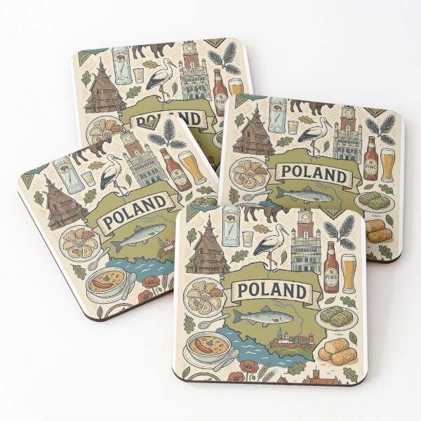 Item preview, Poland — Icons of a Nation designed and sold by FlatlineArtCo.