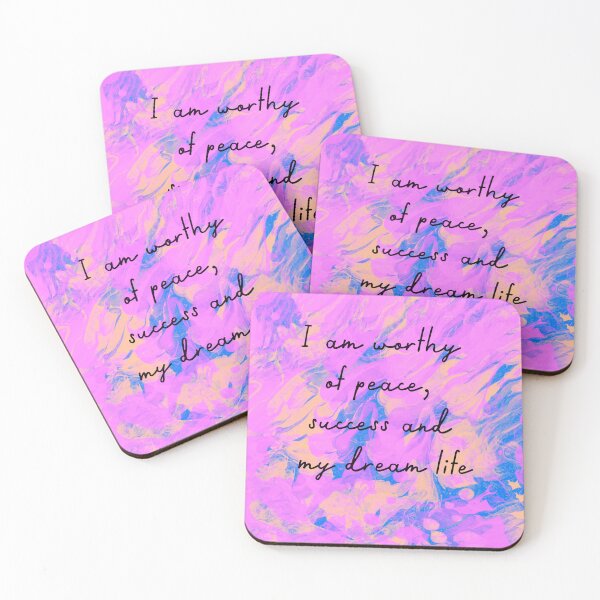 Item preview, I am worthy of peace, success and my dream life designed and sold by diamondqueenmindset.