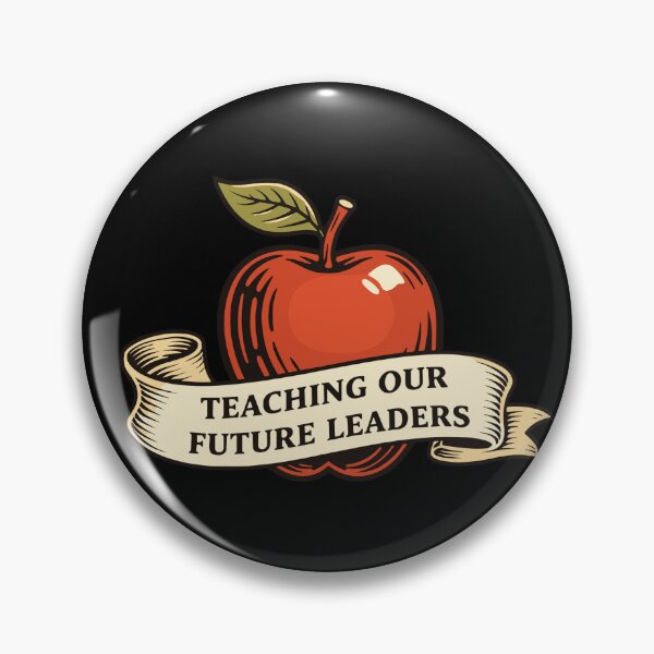 Item preview, Teaching Our Future Leaders | Vintage Teacher Apple Design designed and sold by American Spirit.