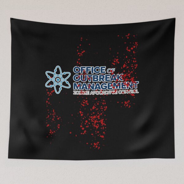 Item preview, Office Of Outbreak Management Zombie Apocalypse Control- Bloody  designed and sold by Tagalikha.
