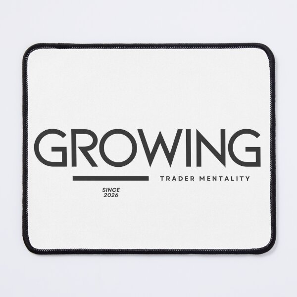 Item preview, Growing Mindset Typography – Minimalist Growth & Self Improvement Design designed and sold by AXIS-EQUILIBRIO.