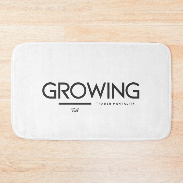 Item preview, Growing Mindset Typography – Minimalist Growth & Self Improvement Design designed and sold by AXIS-EQUILIBRIO.